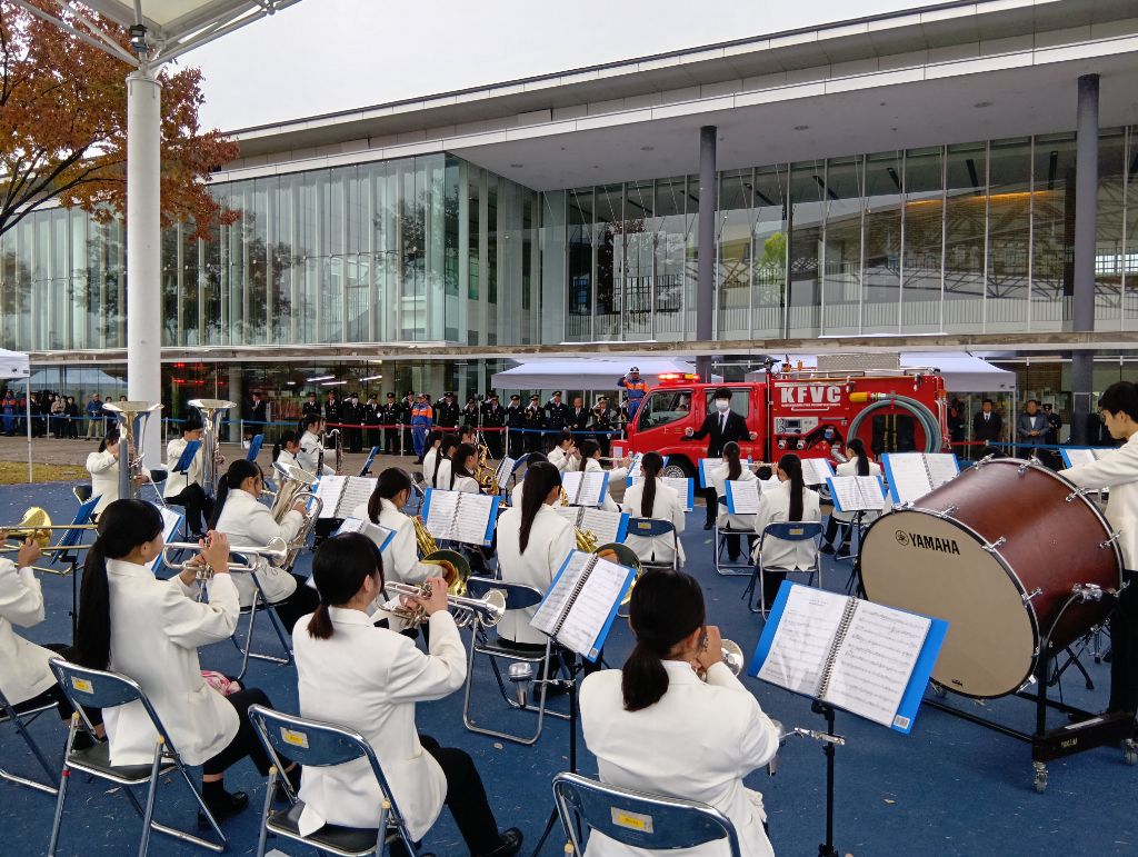 32.宇南高吹奏楽部（分列行進）