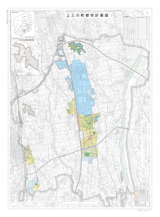 syukusyou上三川町都市計画図25000